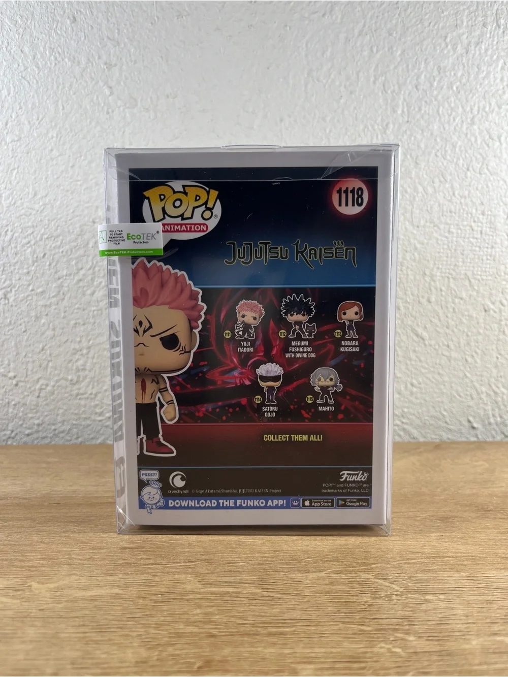 Ryomen Sukuna Funko Pop #1118 Galactic Jujutsu Kaisen Common Vaulted NEAR MINT